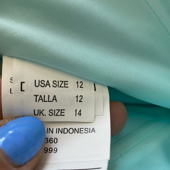 Mint bridesmaid dress - Picture 6 of 8